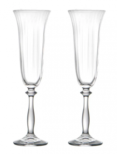 Бокал для шампанского 190мл. opt (2шт) Анжела &mdash; Posudio