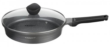 Сковорода 26см с/кр а/пр [ГРАФИТ] &mdash; Posudio
