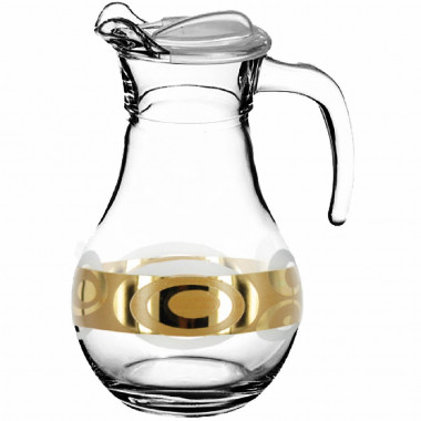 Кувшин для воды с рис &quot;Сияние&quot; (Гусь Хрусталь) EAV27-3934 — Posudio