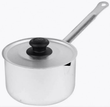 Кастрюля 1,0л. мет/крышка, мет/ручка — Posudio