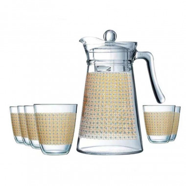 Набор питьевой ГЕЛАКСИ ГОЛД 7пр. — Posudio