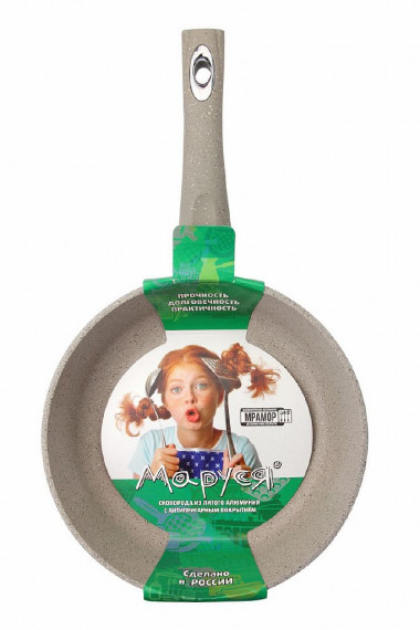 Сковорода АП литая 28см  МАРУСЯ, 9128 &mdash; Posudio