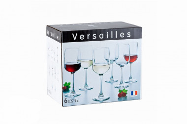 Набор фужеров для вина ВЕРСАЛЬ 6шт 275мл — Posudio