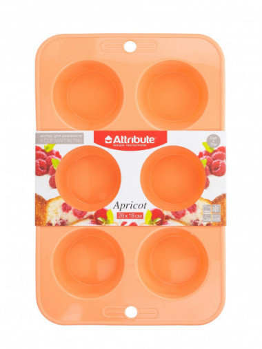 Форма для маффинов APRICOT 6ячеек — Posudio