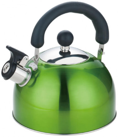 Чайник нжс со свистком 2.5л (Дэко), HY-610-В6-S — Posudio