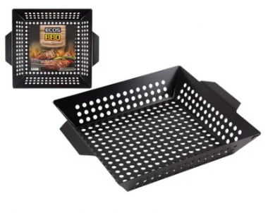 Решетка для гриля квадратная с антип.покрытием ECOS 3009D(35*30*6см) — Posudio