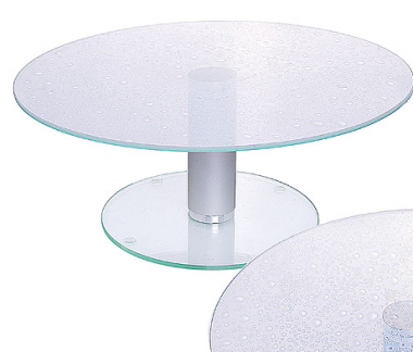 Тортовница вращающаяся 32см.на ножке КАПЛЯ&quot;(*6) 888-058 — Posudio