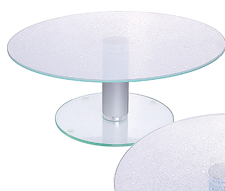 Тортовница вращающаяся 32см.на ножке КАПЛЯ"(*6) 888-058 фото 1 — Posudio