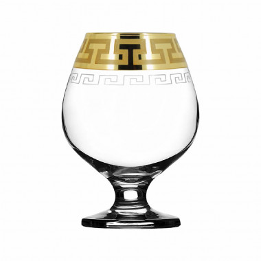 Набор бокалов для бренди 6пр. с рис. "Греческий узор" (Гусь Хрустальный) EAV03-188 &mdash; Posudio