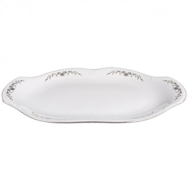Блюдо овальное 33см Cmielow Rococo Камелия OK02500-OMAZ &mdash; Posudio