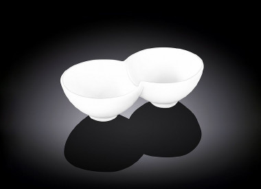 Менажница 2-х секц. 18*9.5*5см (Wilmax) WL-992600/А &mdash; Posudio