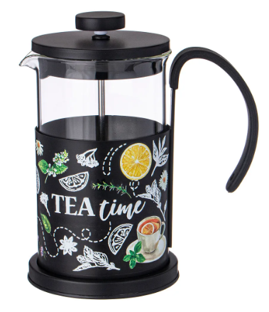 ФРЕНЧ-ПРЕСС AGNESS "TEA TIME" 600 МЛ 894-153 фото 1 &mdash; Posudio