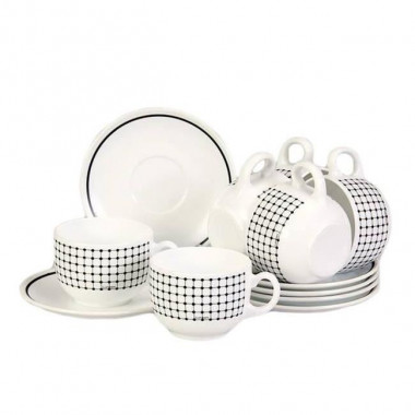 Чайный сервиз 220мл 12 предметов Luminarc Tiago J7855 &mdash; Posudio