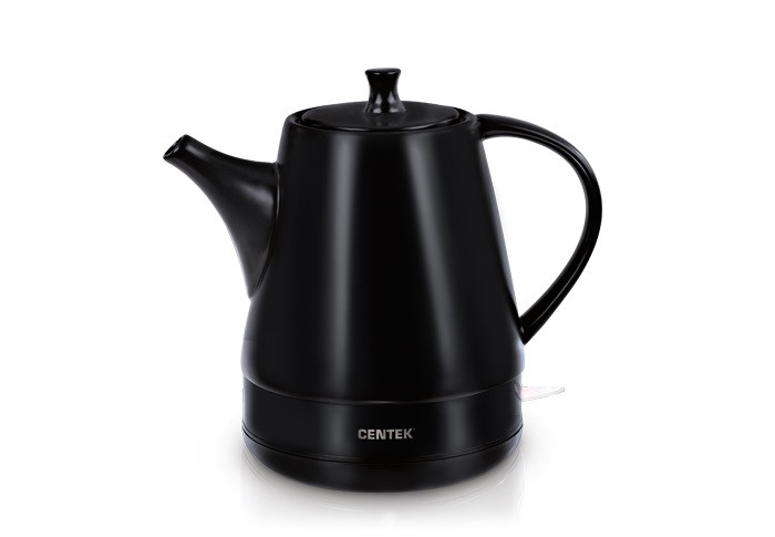 Чайник Ctntek  CT-0063 Black "Astana" керамика 1500Вт 1,2л фото 1 — Posudio
