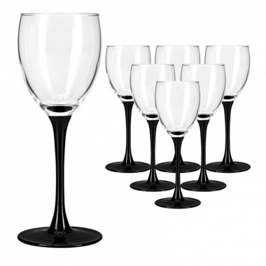 Набор фужеров для вина ДОМИНО 6шт 250мл &mdash; Posudio