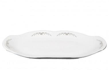 Блюдо овальное 38см Cmielow Rococo Камелия OK02700-OMAZ &mdash; Posudio