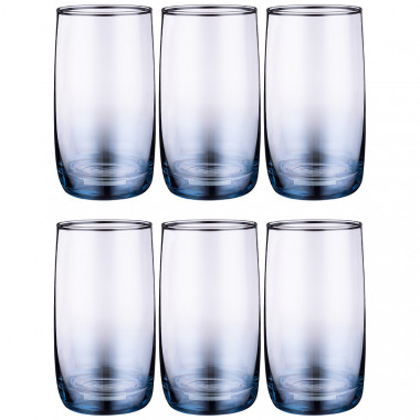 Набор стаканов &quot;Черное море омбре&quot; 330мл. 6шт. — Posudio