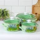 Набор кастрюль 3 пр "Тоскана": Кастрюли 2л, 3л, 4л &mdash; Posudio