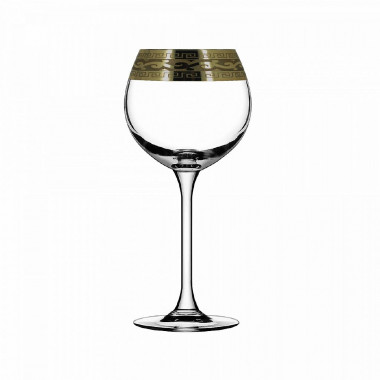 Набор фужеров 6шт&quot;Эдем&quot; с рис &quot;Версаче&quot; (Гусь Хрустальный) GE08-1689 — Posudio