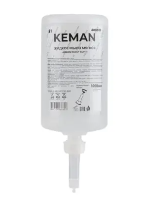 S1 КЕМАН жидкое мыло, картридж 1000мл. — Posudio